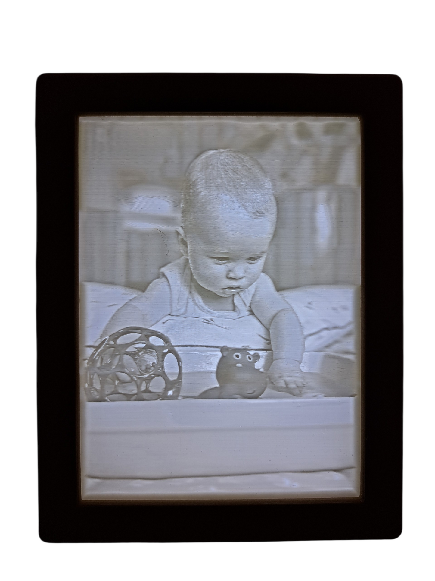 3D Print Foto in frame met verlichting