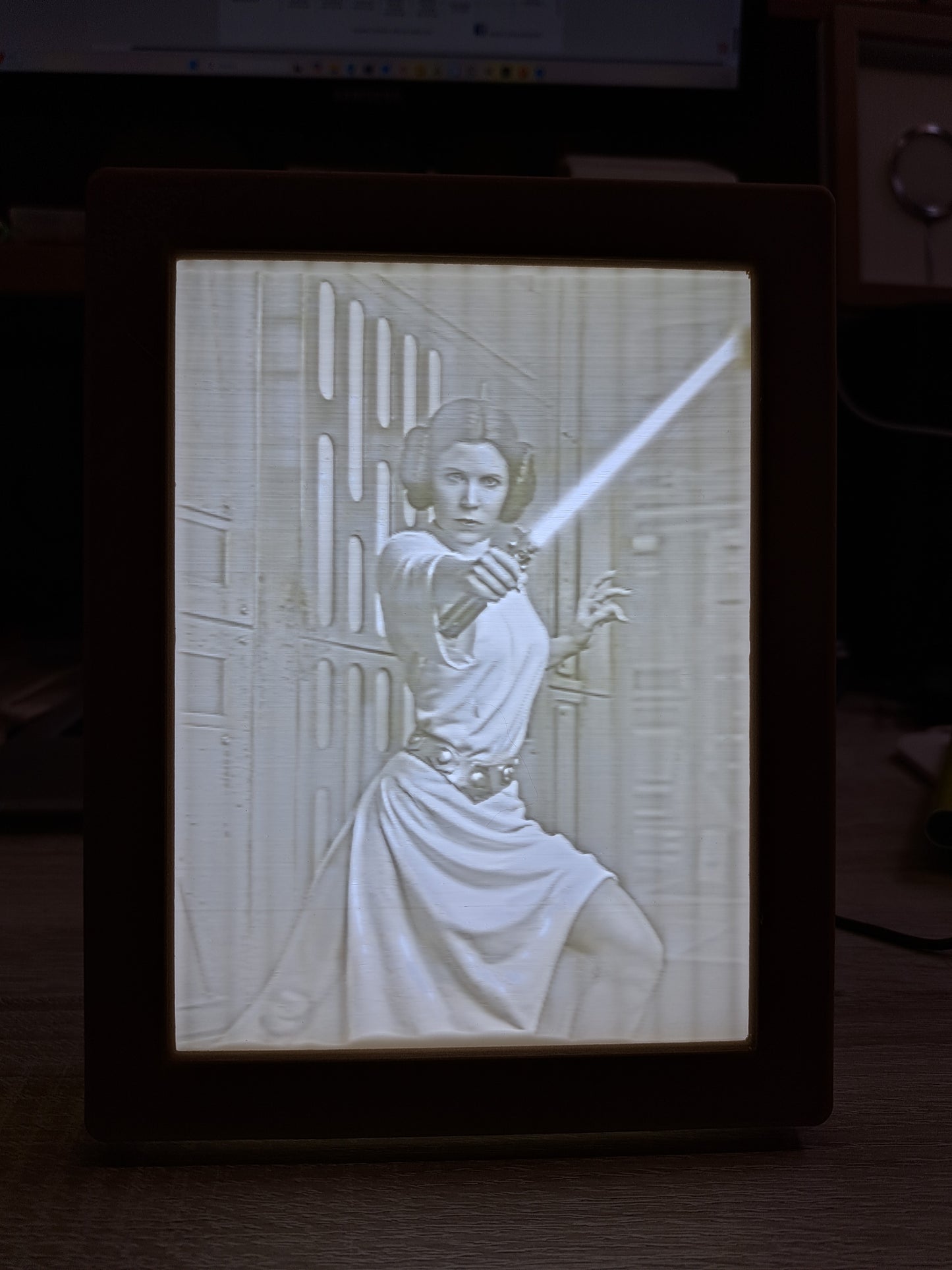 3D Print Foto in frame met verlichting