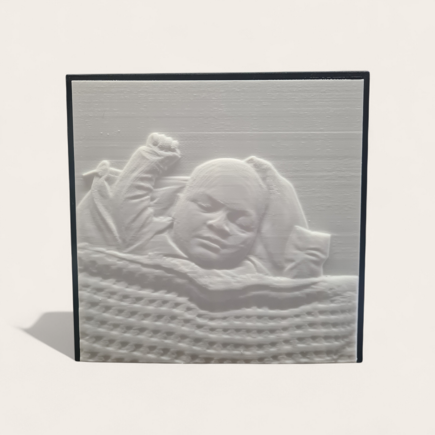 Kraamcadeau; 3D Print Reliëf Foto